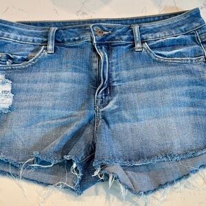 Stretchy Denim Shorts